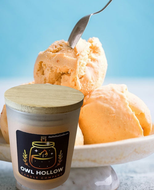 Orange Sherbet Hand-Poured Scented Candles