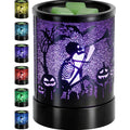Black skeleton wax warmer with 7 different color options