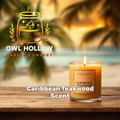 Caribbean Teakwood graphic with the net weight text removed