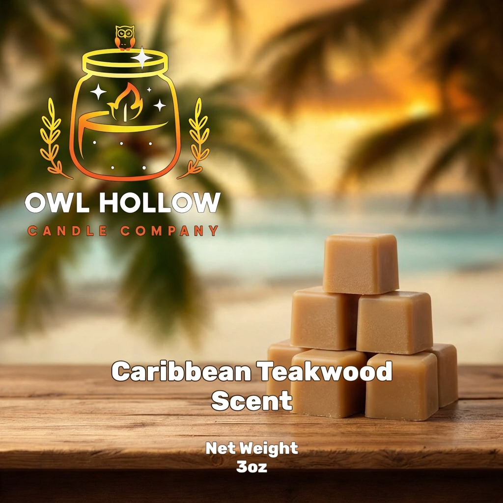 Caribbean Teakwood wax melt picture