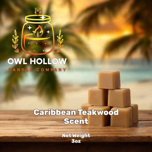 Caribbean Teakwood wax melt picture