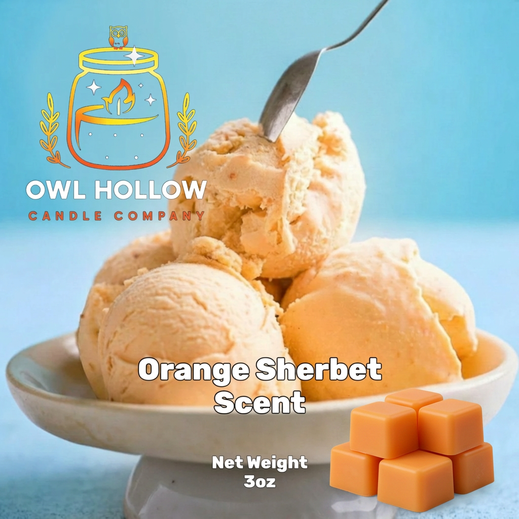 Orange Sherbet wax melt picture