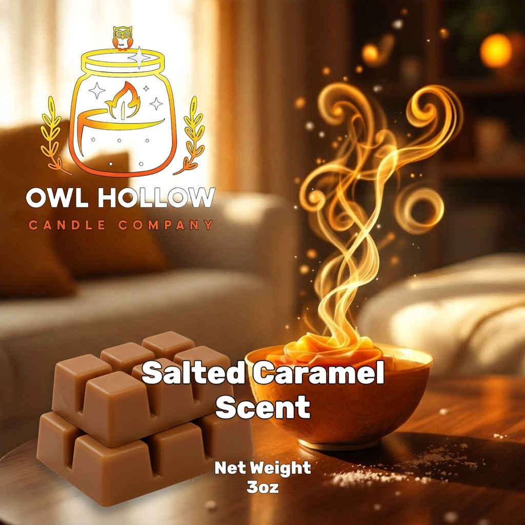 Salted Caramel wax melt picture